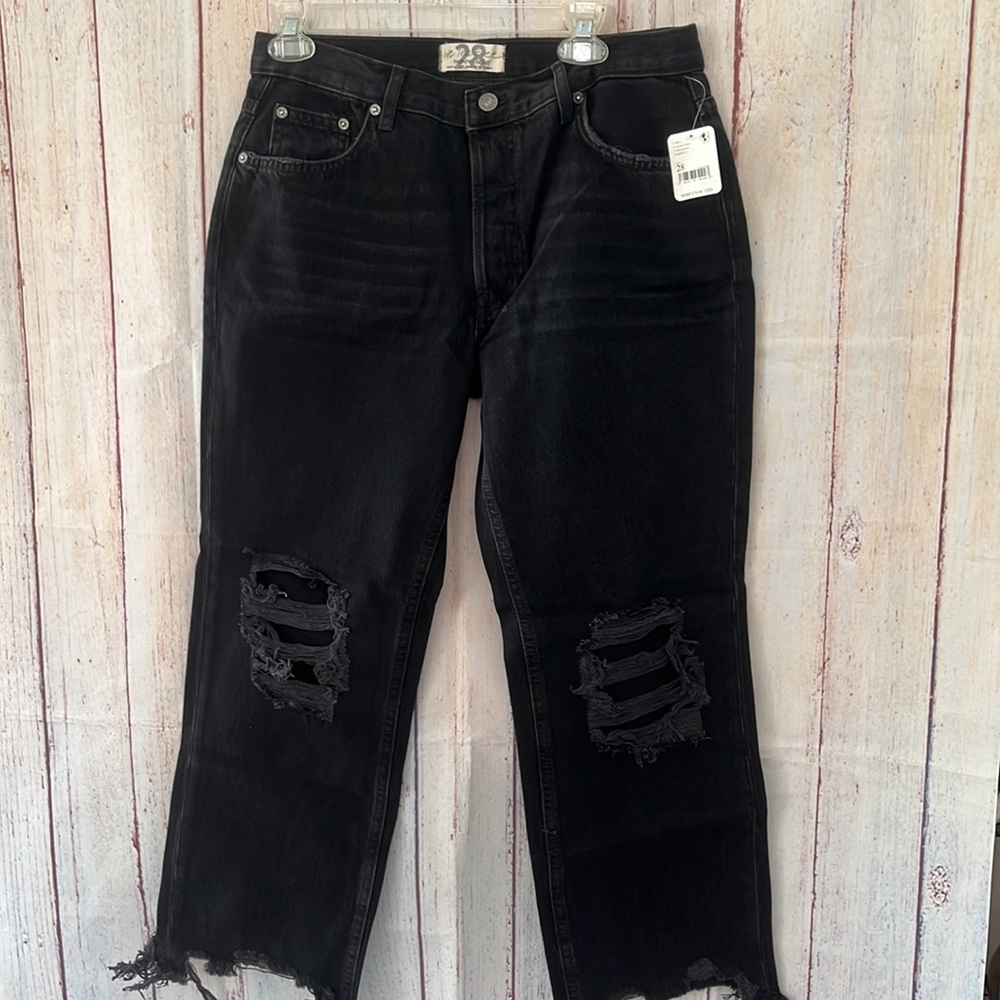NWT We the Free Maggie Mid rise straight leg jeans - Picture 5 of 8
